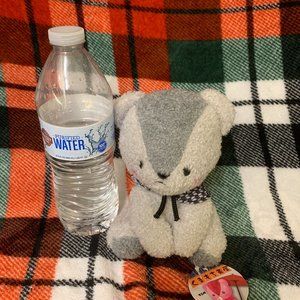 Kawaii Grey Bear Plushie